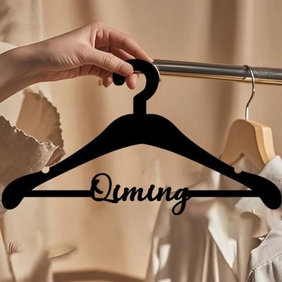 Custom Metal Hangers, Personalized Bridal Gifts, Decorative Clothes Hangers, Wedding Hangers Set