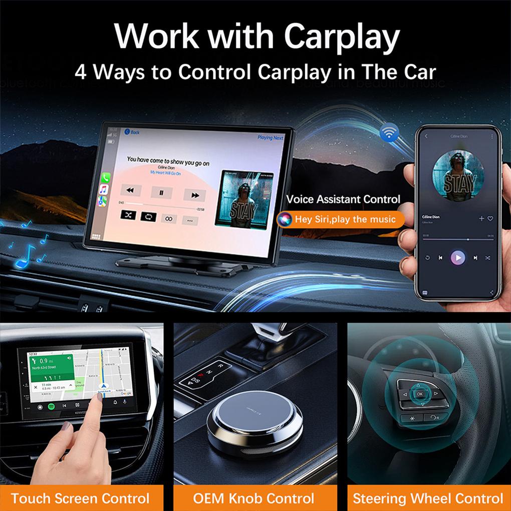 CarPlay Adapter Mini Box Wireless CarPlay Adapter Wired To Wireless CarPlay For USB/Type C Dongle Support WiFi6 BT5.0