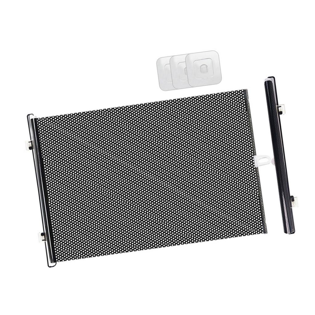 Auto Extending Pet Gate White Mesh Barrier For Cats Dogs With Metal Frame Easy No Tools Installation Space Saving Home Safety Solution