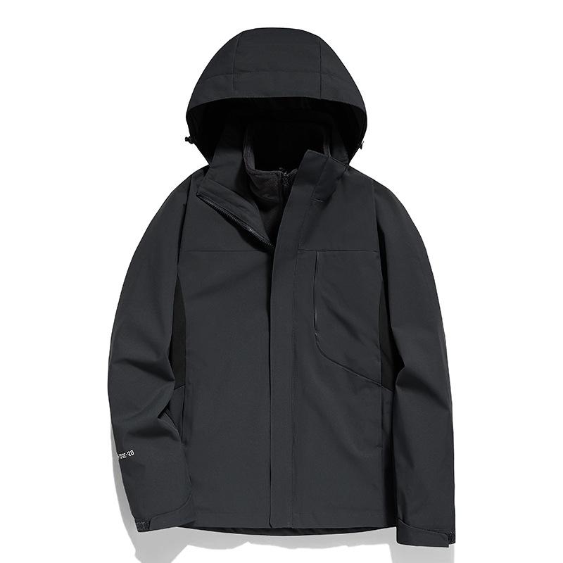 

2024 Новая настраиваемая водоотталкивающая ветровка «три в одном» для женщин и мужчин 7XL