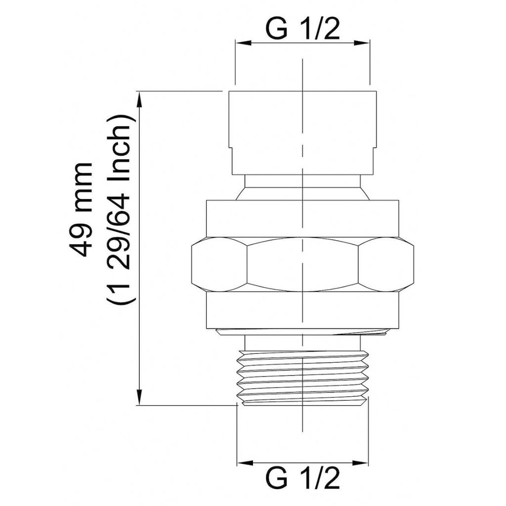 Buy Chrome Brass Ball Joint Shower Head Arm Angle Adjustable Swivel