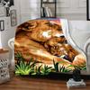 1pc Lioness Blanket Lightweight Blanket Throw Blanket For Sofa, Bed, Travel, Camping, Livingroom, Office yy251010062