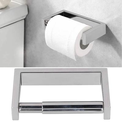 Silver Paper Roll Holder Stainless Steel Paper Roll Rack Modern Paper Roll Hanger  Household