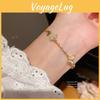 Butterfly Fashion Jewelry Bracelet With Gold Plating And Faux Pearl For Elegant Women