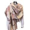 Women'S Sunflower Jacquard Scarf Autumn And Winter Warm Shawl Air Conditioning Blanket Premium Scarf Travel Multi-Purpose