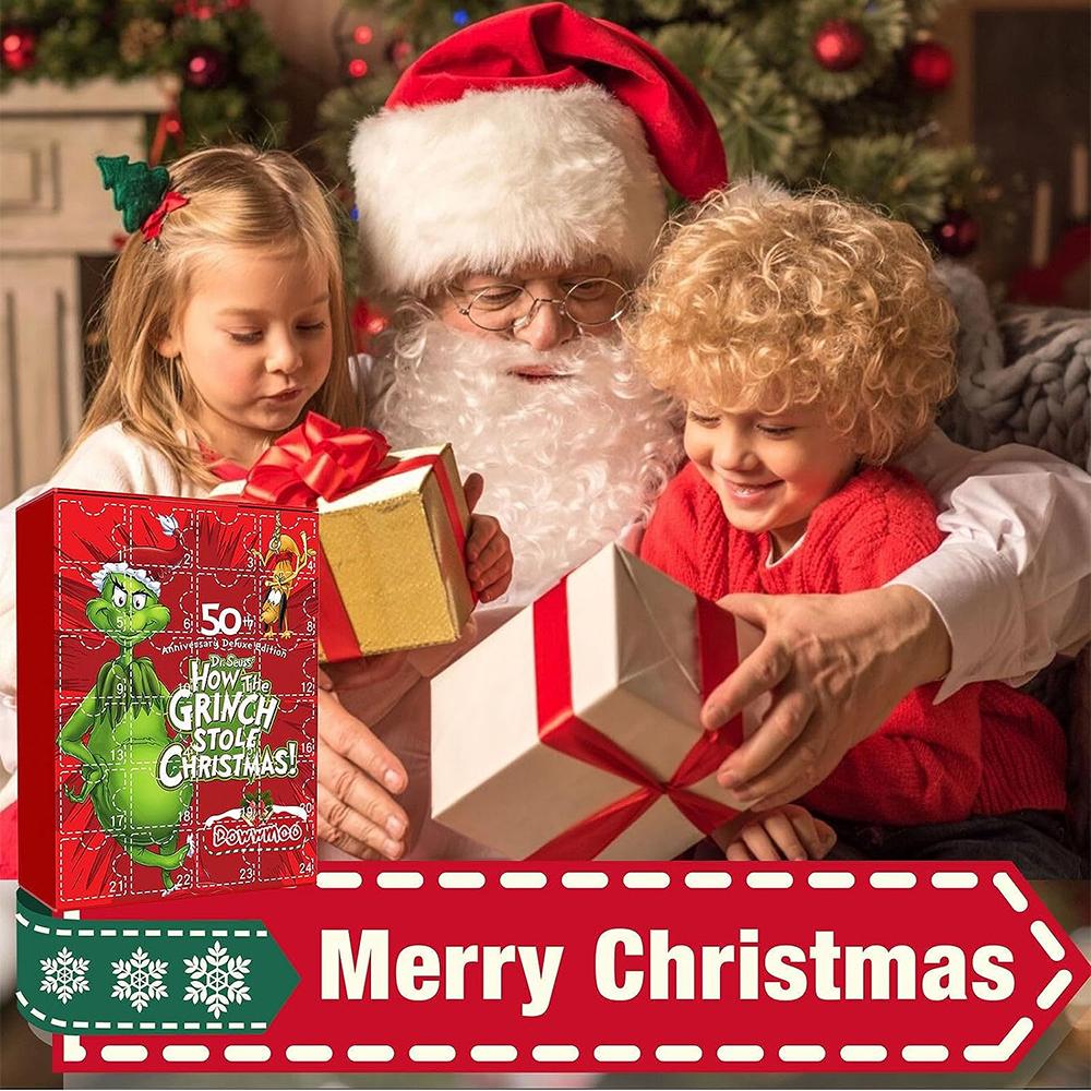 Christmas Advent Calendar 24pcs Xmas Vacation Stocking Stuffer Gifts Idea