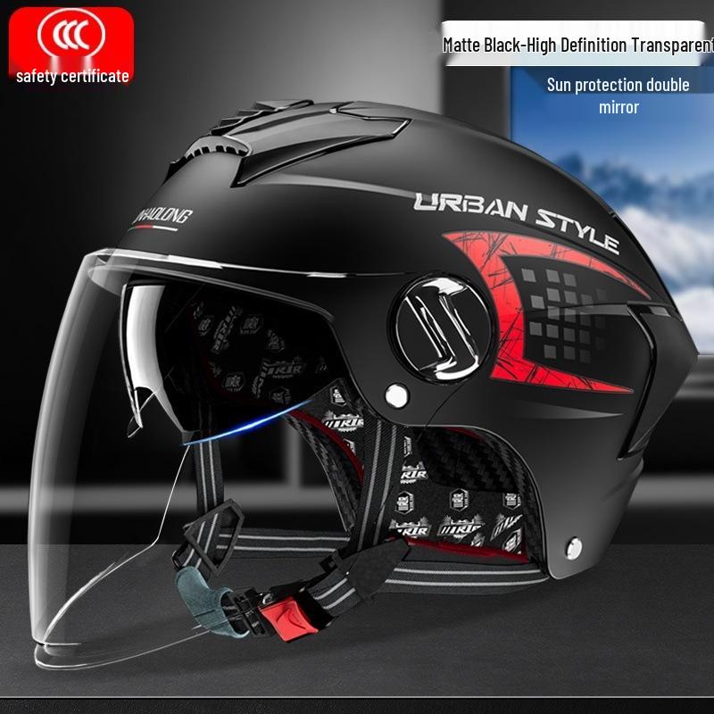 

Унисекс всесезонный шлем для электровелосипеда с двойным визором и защитой от запотевания