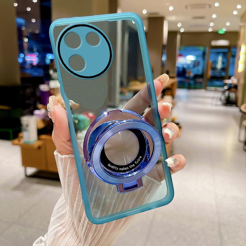 Husă de telefon pentru vivo V30e 5G V30 pro lite, transparentă, rezistentă la șocuri, moale, protecție completă pentru cameră, husă suport magnetică pentru iqoo Z9 turbo Z9X