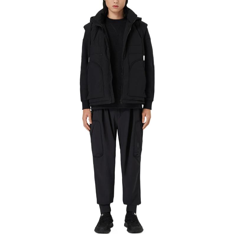 Li Ning Freizeit Hose Herren Schwarz Moderate Bündchen Hose AKXSB01-1