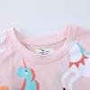 European & American Girls' Round Neck Cotton T-shirt - Summer Short Sleeve