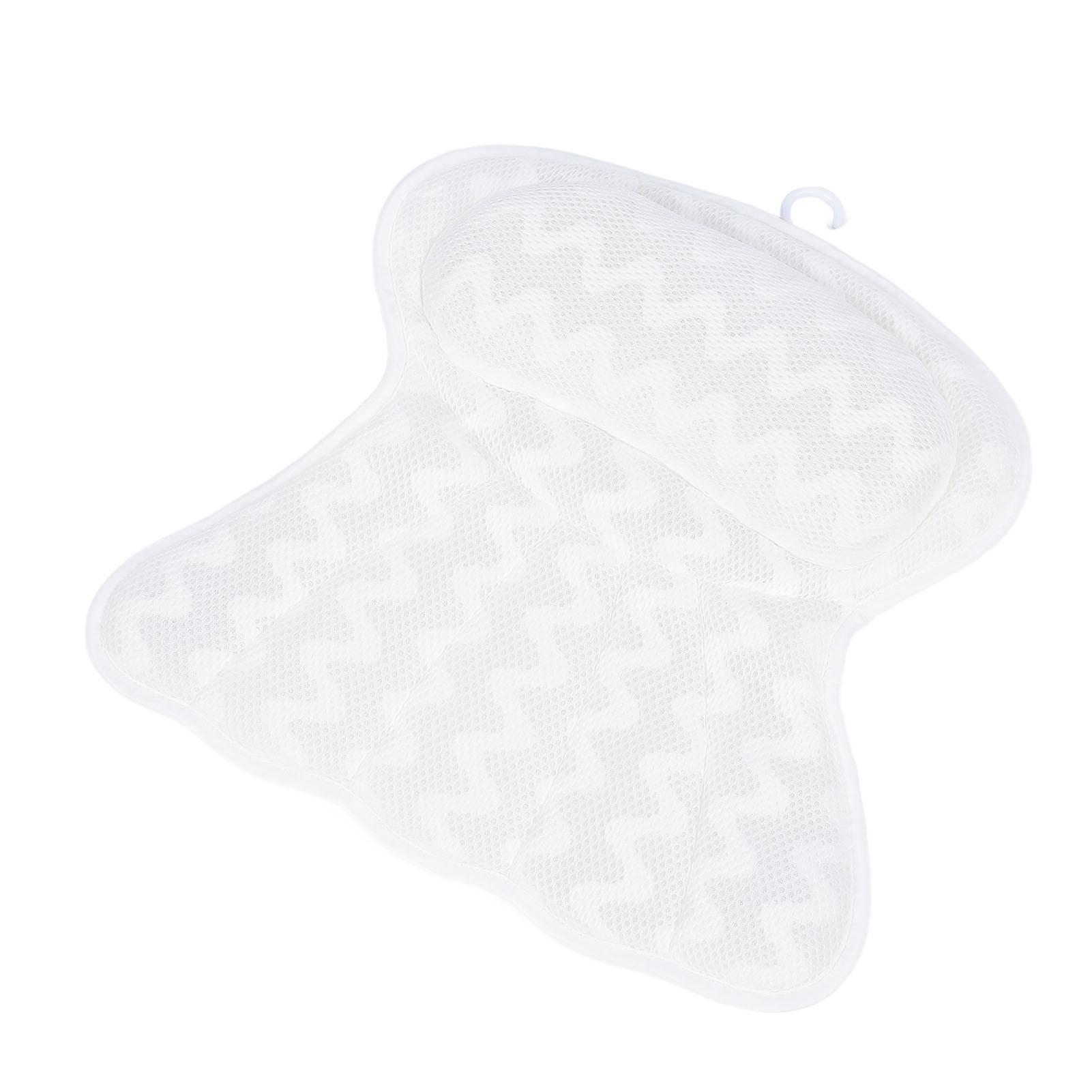 

Подушка для ванны с 6 присосками, эргономичная, нескользящая, подголовник для ванны, подушка для шеи и спины