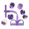 6/8-Tube Pedal Puller Resistance Band with Handle Multifunction Elastic Yoga Sit-up Pull Rope Men Women Pedal Tensioner Exerciser Workout Equipment
