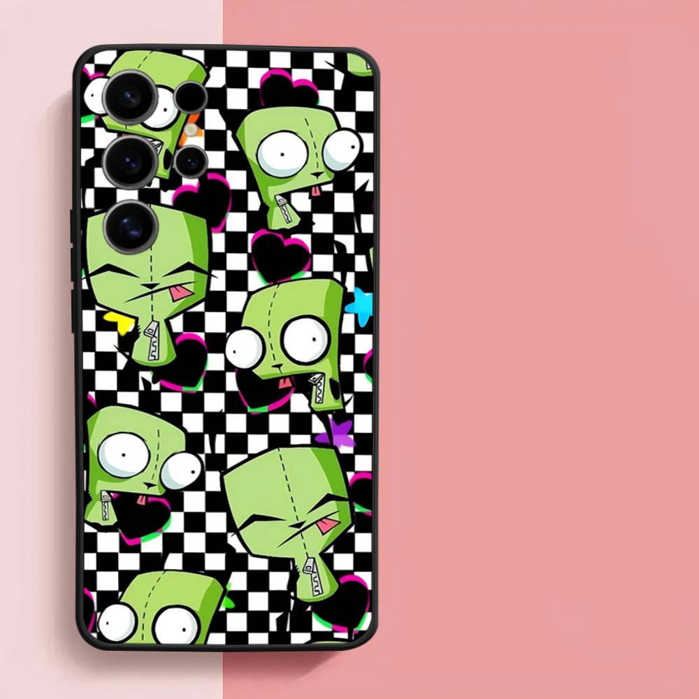 I-Invader Z-Zim Anime Case For Samsung Galaxy Case S25 S23 S22 S21 S30 S20 S10 Ultra Plus FE TPU Soft Cover