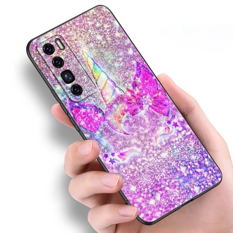 Rainbow Unicorn on We Heart It Case For Huawei NOVA 8 9 Pro 8i 7i 7SE Y60 5T Mate 40 30 20 10 Lite Honor 50 30 Premium Pro + 30S
