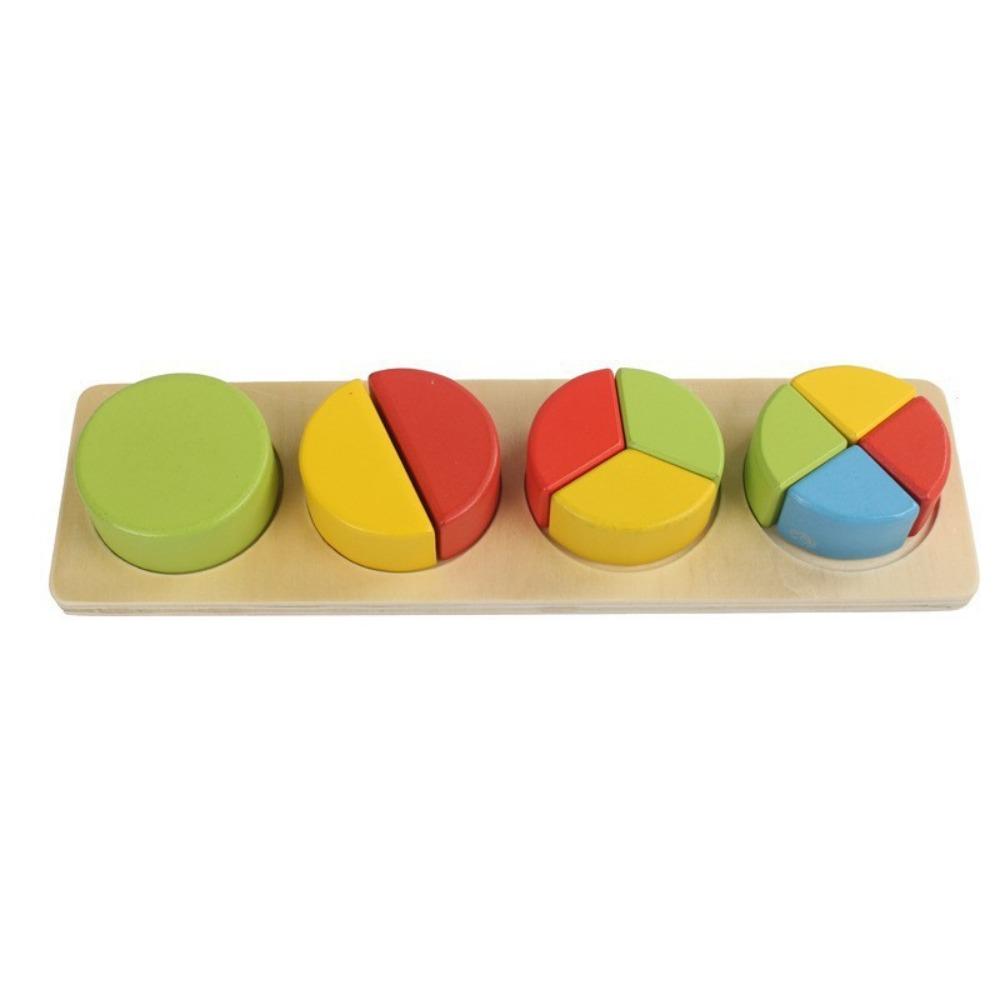 Children's Early Education Educational Wooden Toy Color Geometric Shape Puzzle Shape Building Block Matching Toy