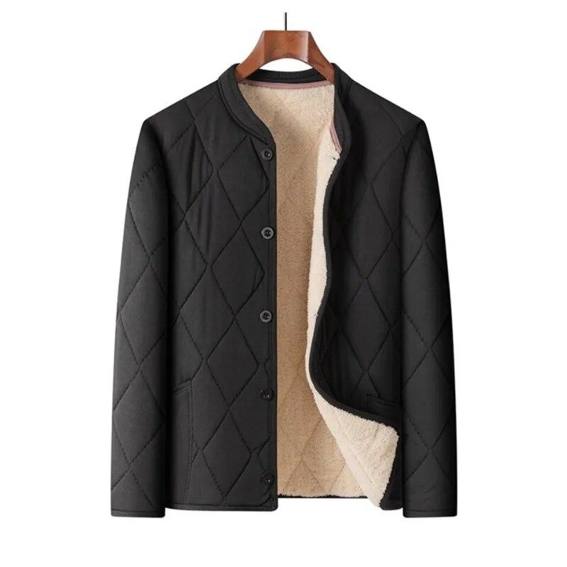 Men's Winter Velvet Stuffed Plush Thickened Cotton Jacket Thickened Jacket