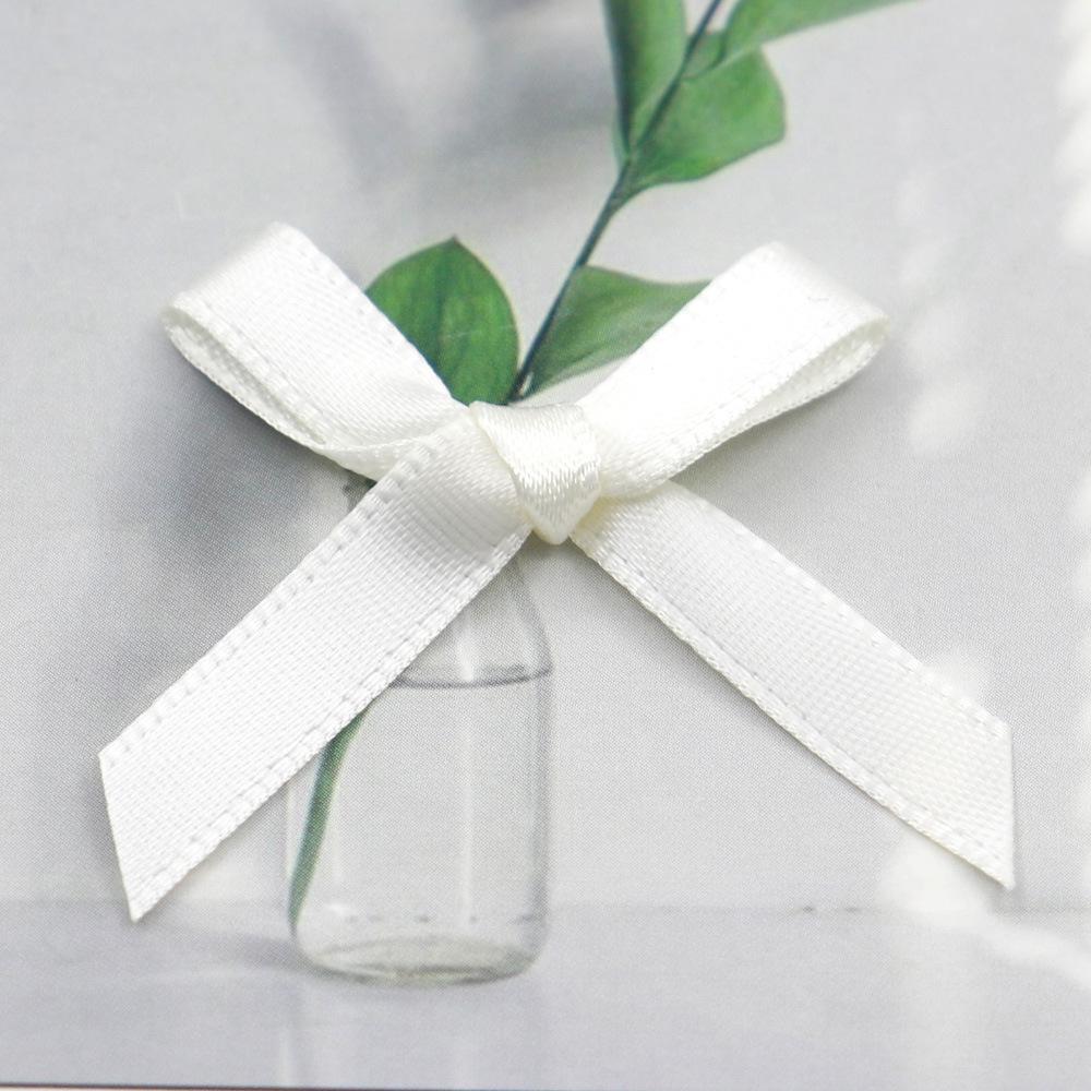 0,6 cm polyesterová stuha, ručně vázaná malá mašle, DIY oděvní doplňky, barevná popruhová mašle