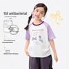 Girls' 10A Antibacterial Cotton Short Sleeve T-Shirt