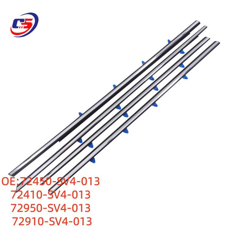 Honda Car Door Weatherstrip: Outer Glass Sealing Trim 72450-SV4-013