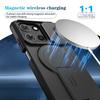 KEYSION Shockproof Armor Magnetic Case for Motorola MOTO G 5G 2025 Slide Camera Protection Kickstand Phone Cover for Edge 2025