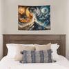 2D Fantasy Mountain Phoenix Tapestry Bohemian Home Decoration