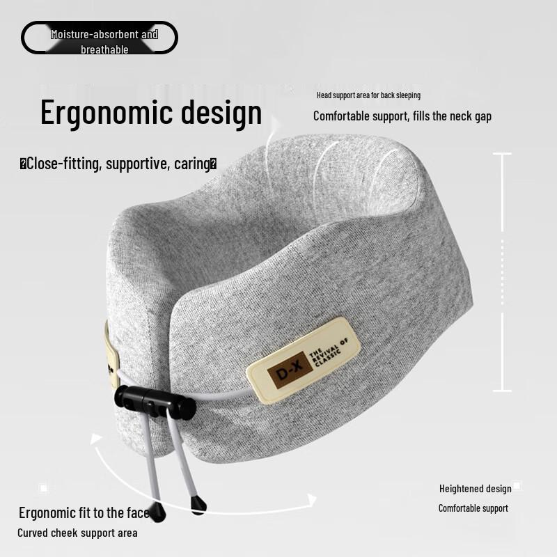 Memory Foam U-shaped Travel Neck Pillow