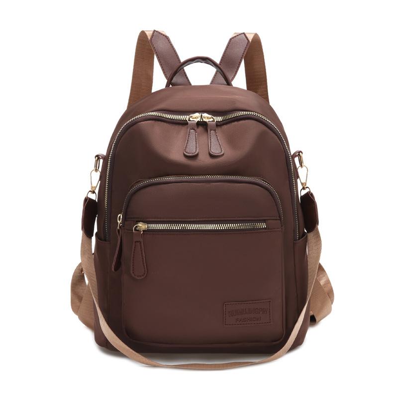 

Модный рюкзак Простой рюкзак для отдыха, все размеры, легкий женский рюкзак для путешествий темно-коричневого