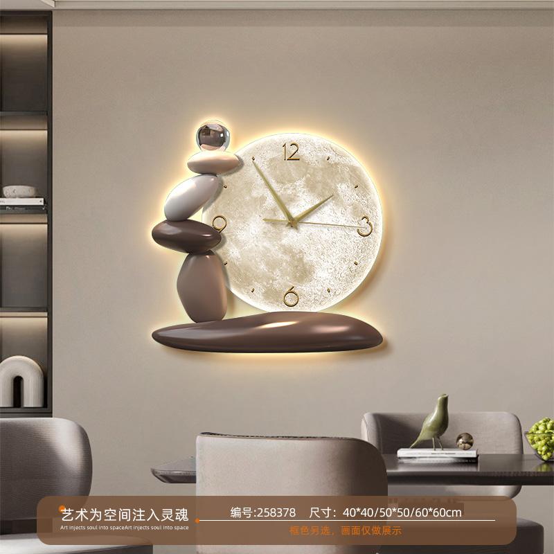 European Retro Unusual Metal Horloge Decorarion Modern Design Wall Clock Minimalist Oversized Automatic Arabic Wall Clock Nordic
