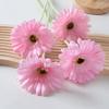 Artificial Gerbera Flowers Realistic Fake Long Stem Flower Bouquet for Vase Indoor Home Floral Arrangements Wedding Party Table Centerpiece
