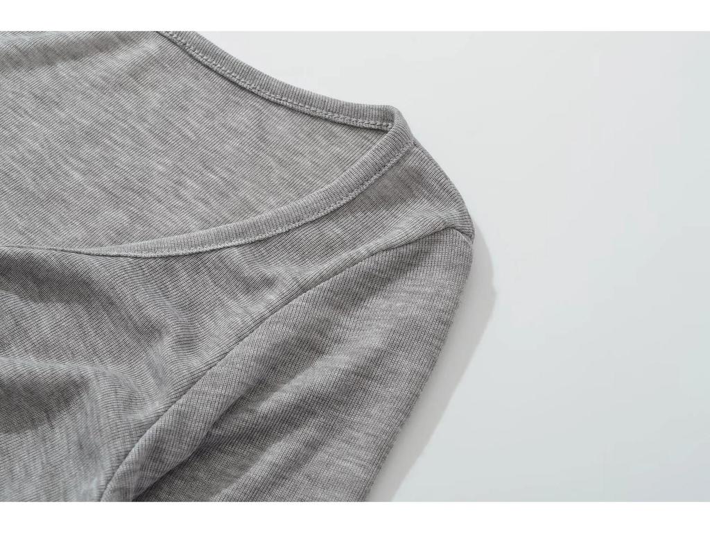 Spicy Girl Slimming Long-Sleeve T-Shirt for Women - 2026 Spring/Autumn Collection