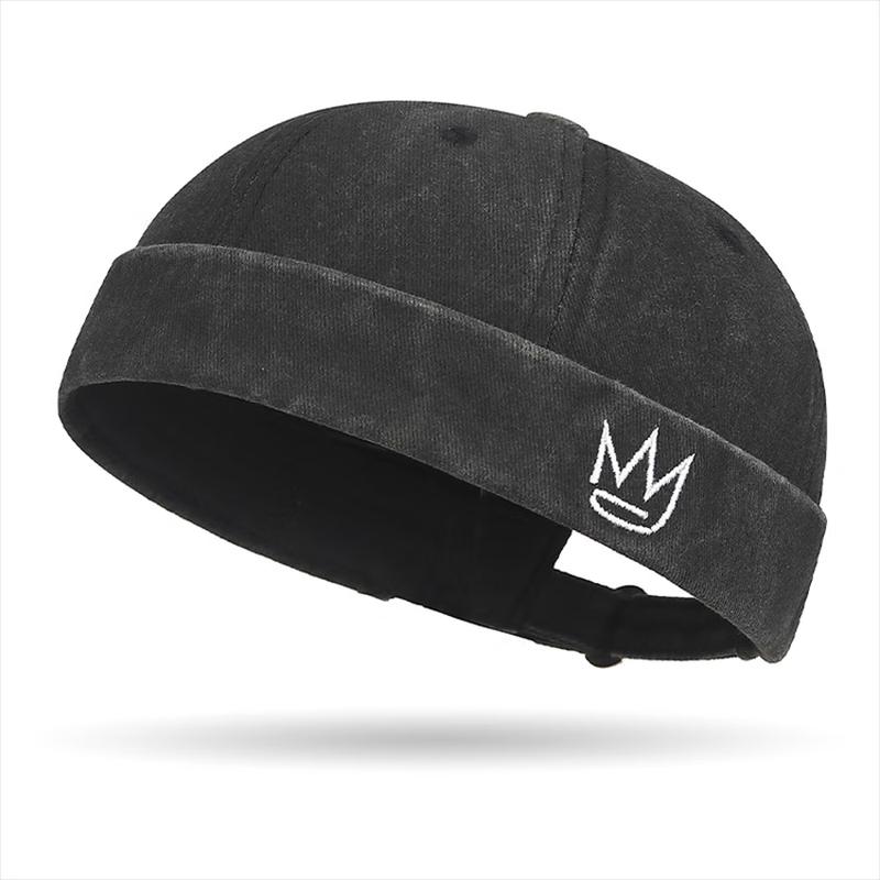 

Унисекс Вышитая Корона Выстиранная Бескозырка Череп Adjustable