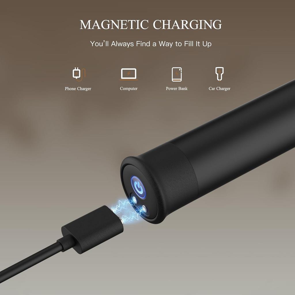 Mini Bullet Vibrátor Stimulace Bradavek a G-Bodu 10 Vibračních Vzorů Tichý, Dobíjecí, Vodotěsný Vibrátor ve Tvaru Rtěnky Dámská Sexuální Hračka