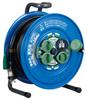 HATAYA SG-20K Sunday Rainbow Cord Reel, Outdoor Use (Rainproof), 100V, 20m Cord, 2.0mm Diameter, Standard Type, Grounded, 4 Outlets, Includes Outlet