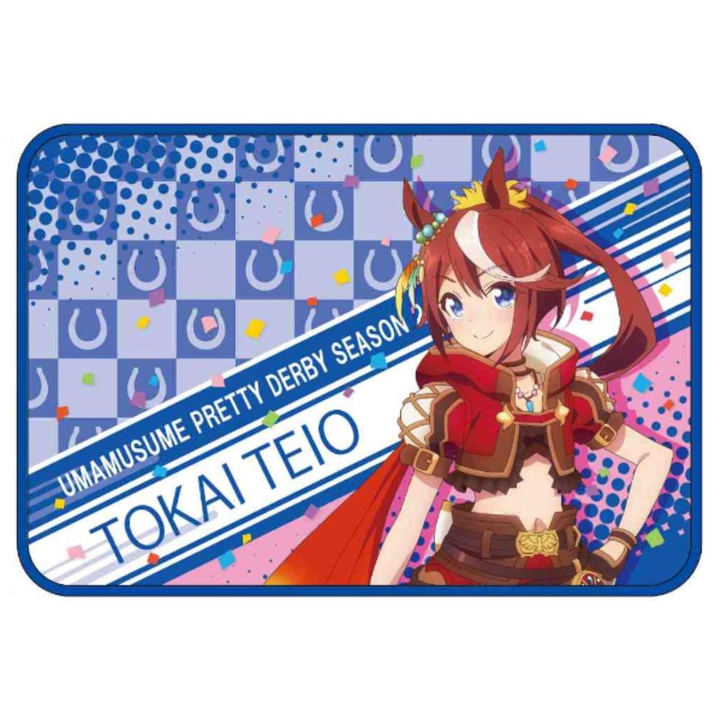 Bandai TV Anime Musume Pretty Derby Season Free Mat Tokai Teio "Uma 2" UM-FM-TT