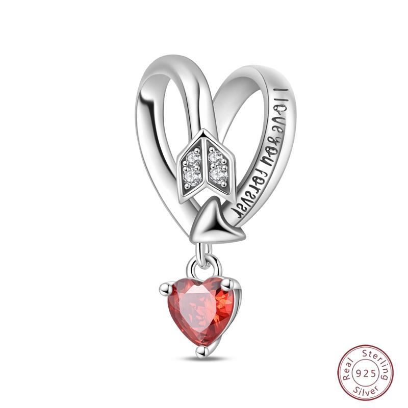 New Original Charm Bead Pendants Copper Crown Strawberry Perfume Gold Bow Fit Bracelet Necklace Women Jewelry