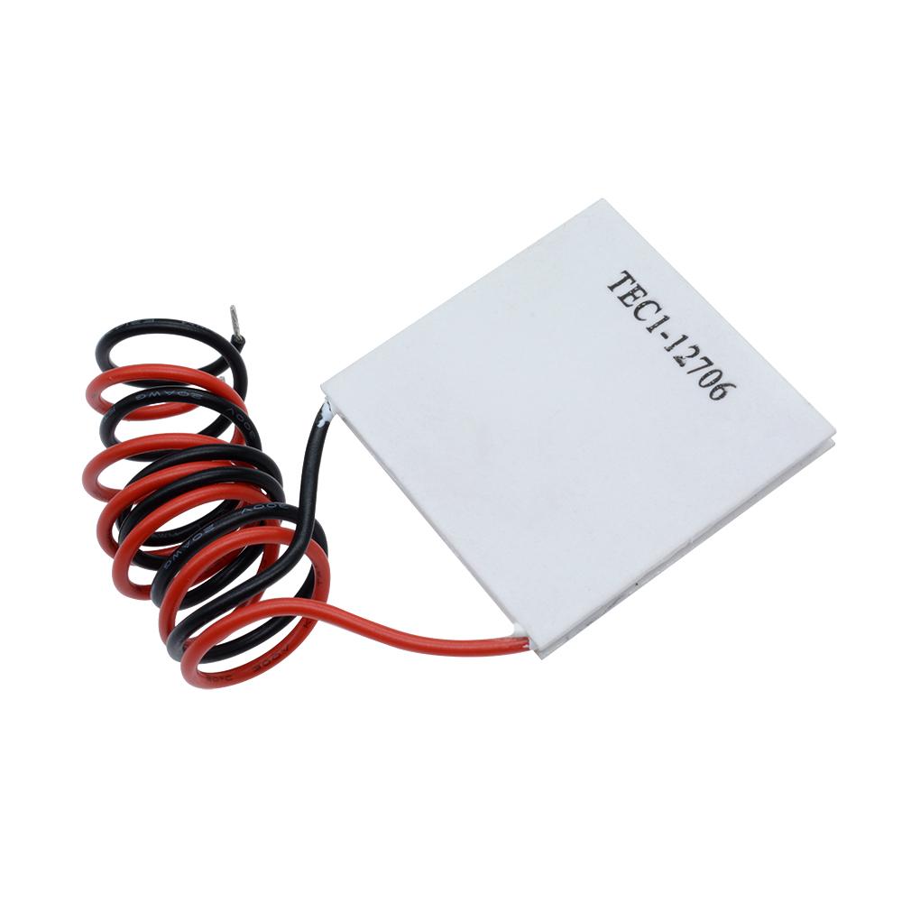 TEC1-12706 Thermoelectric Cooler Peltier TEC 12706 12V 4.3-4.6 A Cells Peltier Elemente Module Heatsink Plate 40x40mm