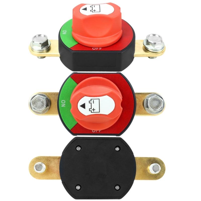 High Conductivity Brass Battery Disconnect Switches For Car Campers Easy Installation Top Post Battery Isolator Switches