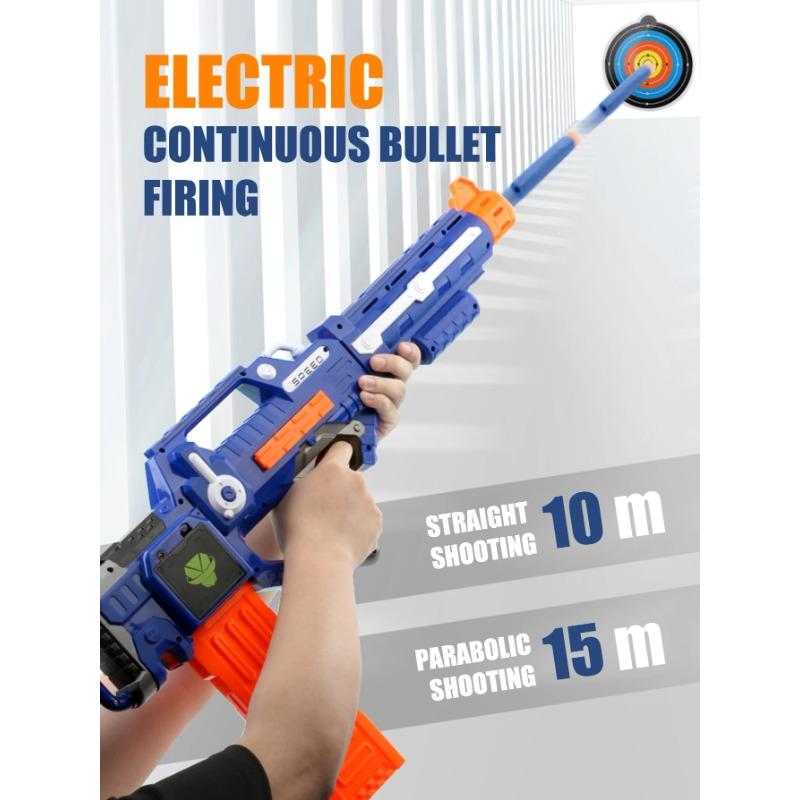 Children's Soft Bullet Toy Gun Submachine Gun With 20 Soft Bullets and 1 Farget Boy's Birthday Gift