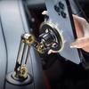 1pc 360° Rotatable Magnetic Car Mount, Aluminum Alloy Adjustable Folding Arm Stand, Waterproof Anti-Shake Easy Installation Dashboard Phone