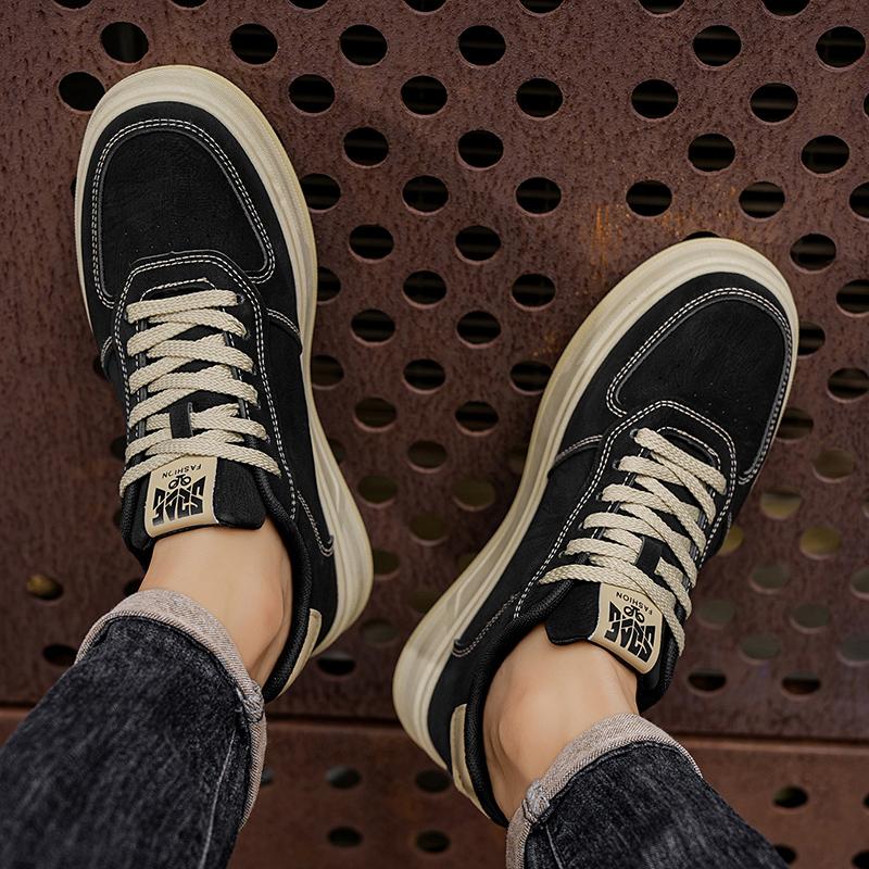 Ny Mote Høst Og Vinter Herre Lav Topp Martin Støvler Studenter Mannlige Gutter Trendende Myk Såle Arbeidssko Arbeidsvern Martin Sneakers