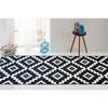Tapis Scandinave - MANI TEXTILE - 80x150 - Antidérapant - Lavable en machine - Polyester