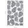 VidaXL Outdoor Rug White and Black 160x230 Cm PP