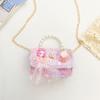 Plush Chic Pearl Handbag For Kids Trendy Mini Shoulder Bag In Vibrant Colors