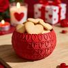 Valentinstag Herzmuster Schale 3D-gedruckt Mehrzweck Süßigkeiten Leckereien Süßigkeiten Aufbewahrungsbehälter Feiertagsparty Dekoration Romantisch