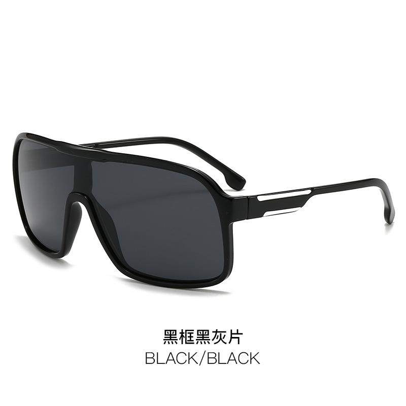 

8458 Large Frame Sports Sunglasses Outdoor Cycling Glasses Fashion Colorful Trend Polarized Sunglasses 52-17-144