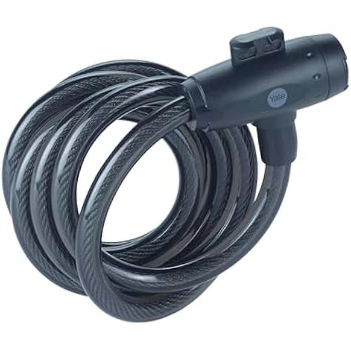 Cablu antifurt - Esențial - 12mm - Oțel împletit - Rezistență la coroziune - 2 chei