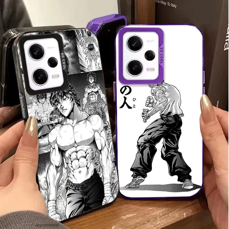 Baki the Grappler Anime Shockproof Phone Case for Xiaomi Redmi Note 15 14 13 12 Pro Plus 11 11S 11T 5G Cover Anti Fall Fundas