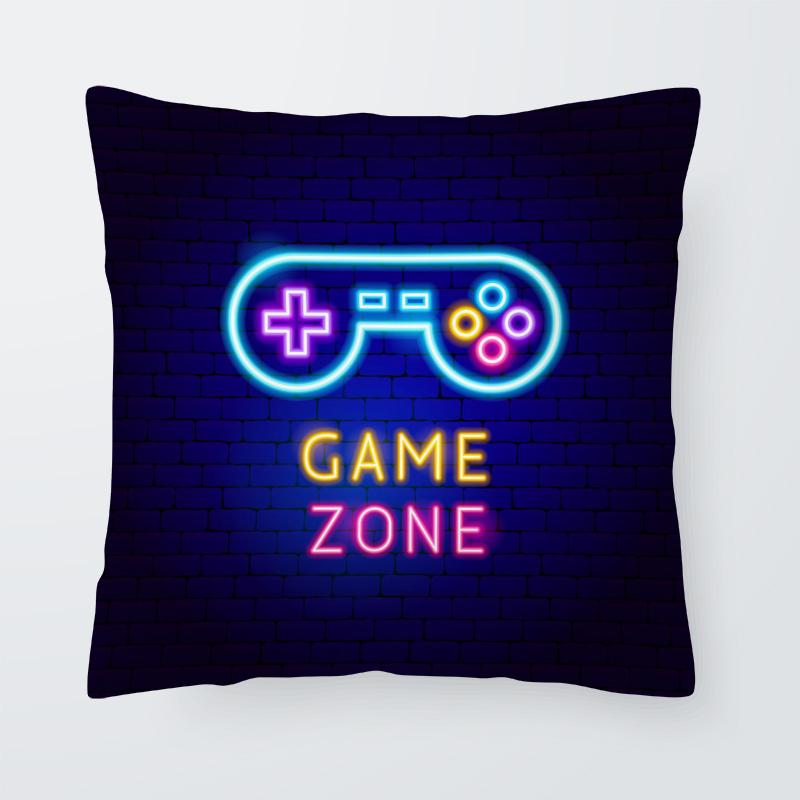 Super Hot Gaming Fan Video Game Pad Cushion Cover Decorative Pillowcase Living Room Sofa  Bed Cart Throw Pillow