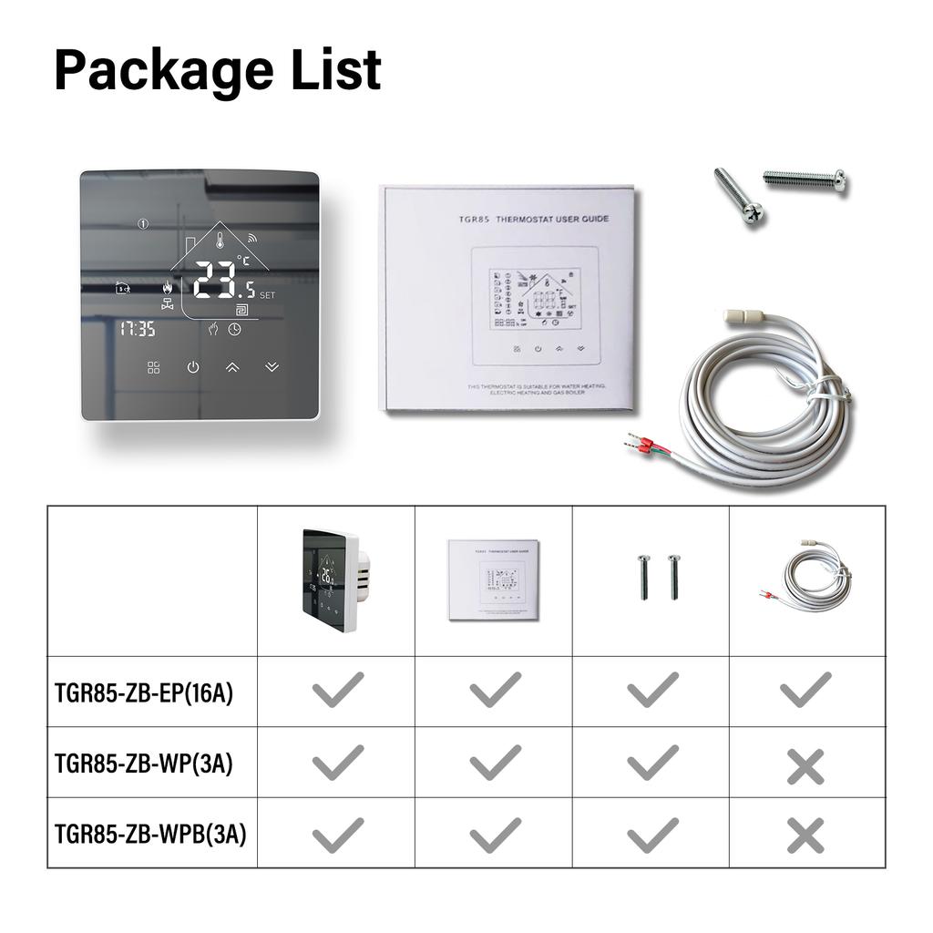 Beok WiFi Water Warm Floor Heating Thermostat Smart Home Temperature Regulator Tuya/Smart APP Alexa Alice Google