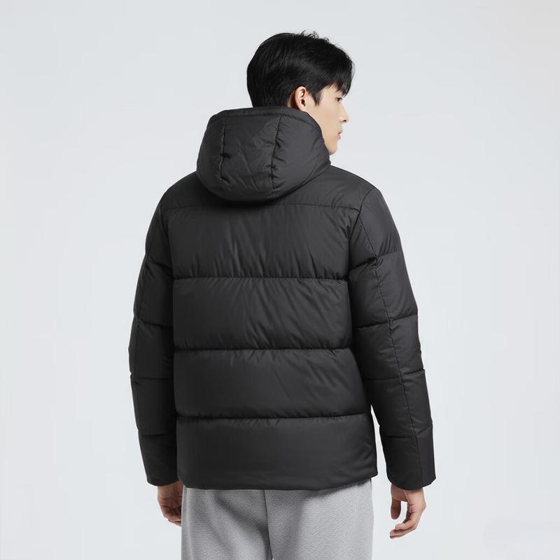 adidas Men's Basic Down Hooded Short Jacket KC2478